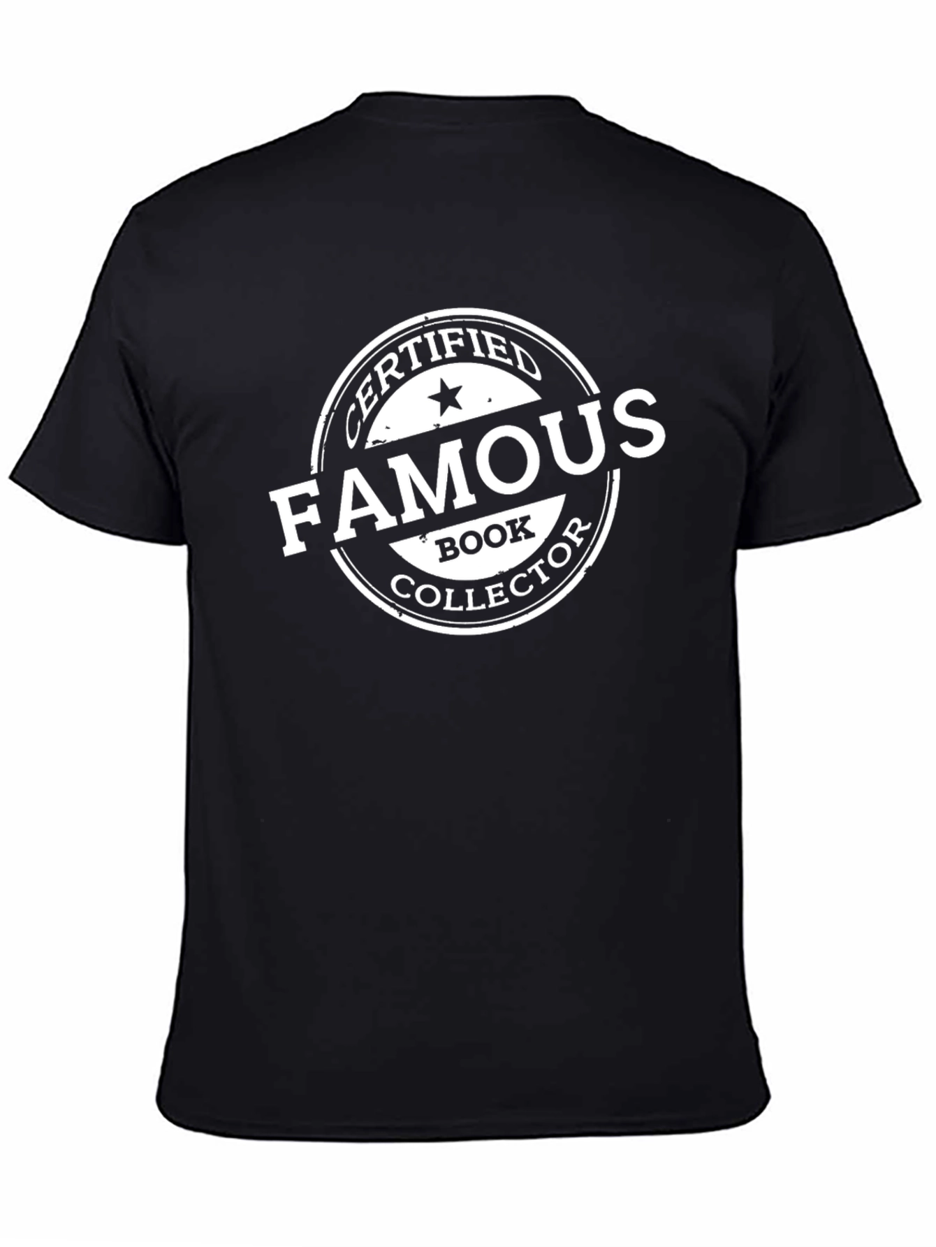 Certified Famous Book Collector T-Shirt