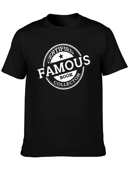 Certified Famous Book Collector T-Shirt