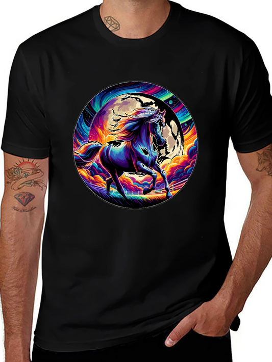 Vibrant Horse Graphic Tee