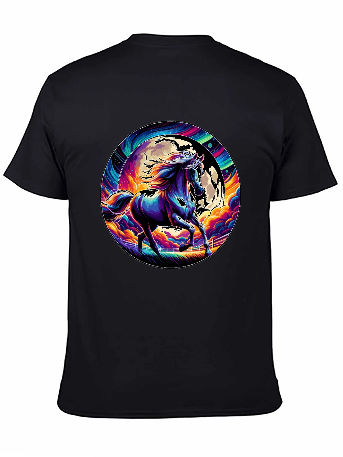 Vibrant Horse Graphic Tee