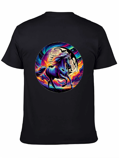 Vibrant Horse Graphic Tee