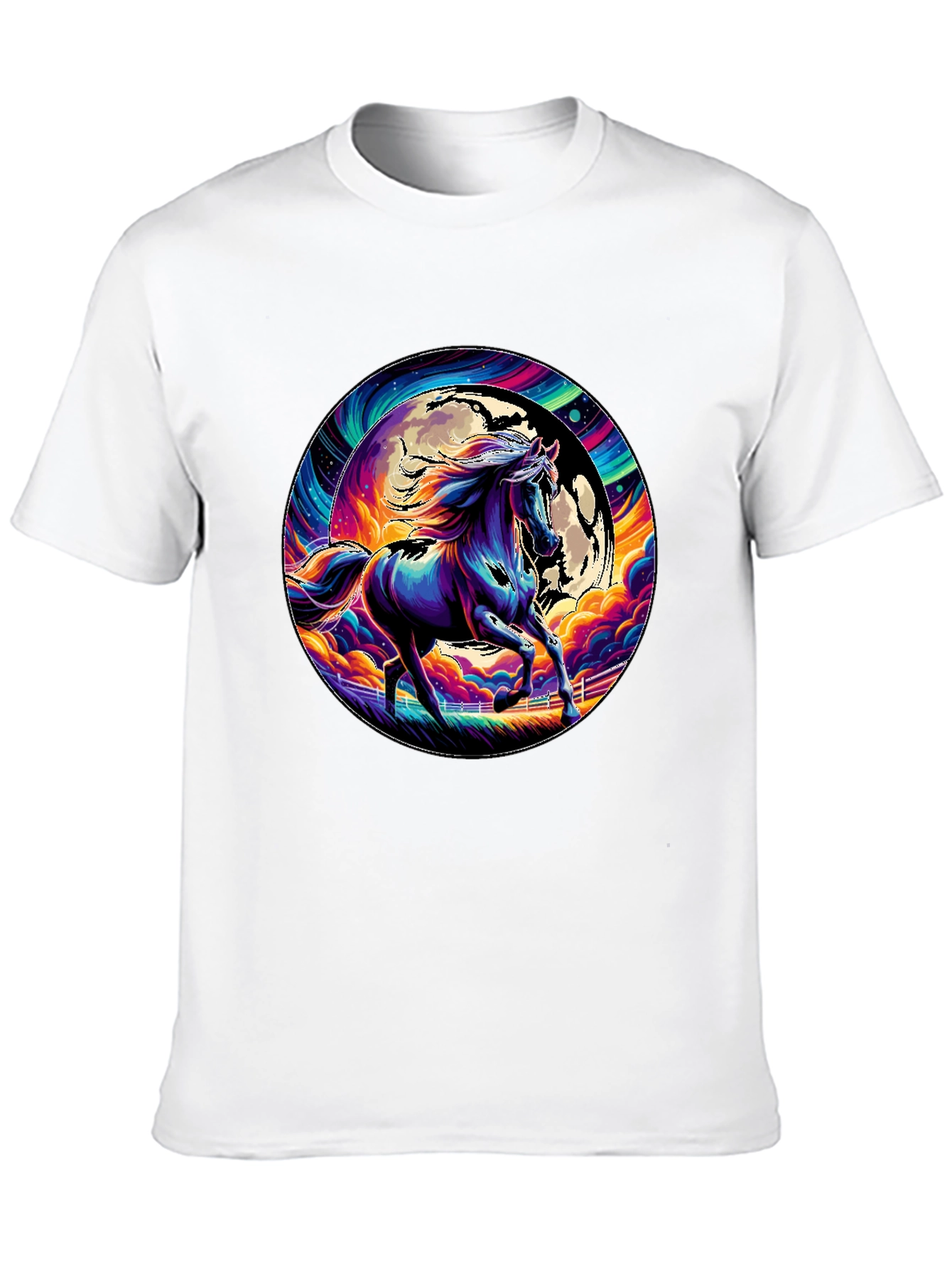 Vibrant Horse Graphic Tee