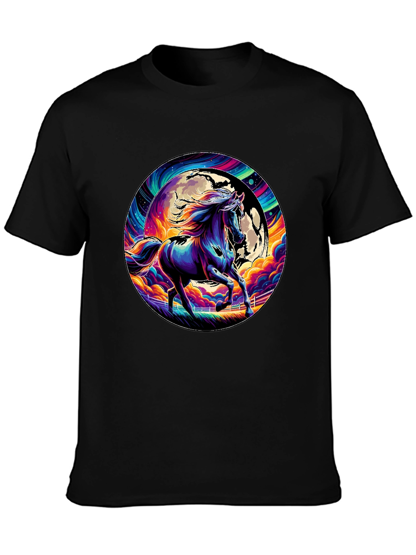 Vibrant Horse Graphic Tee