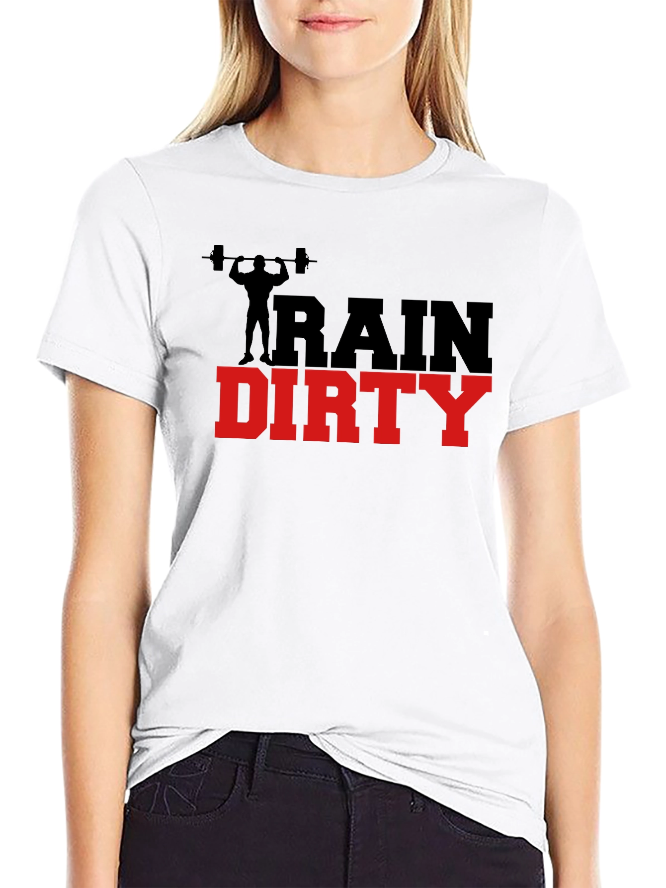 Train Dirty Graphic Tee - Fitness Apparel