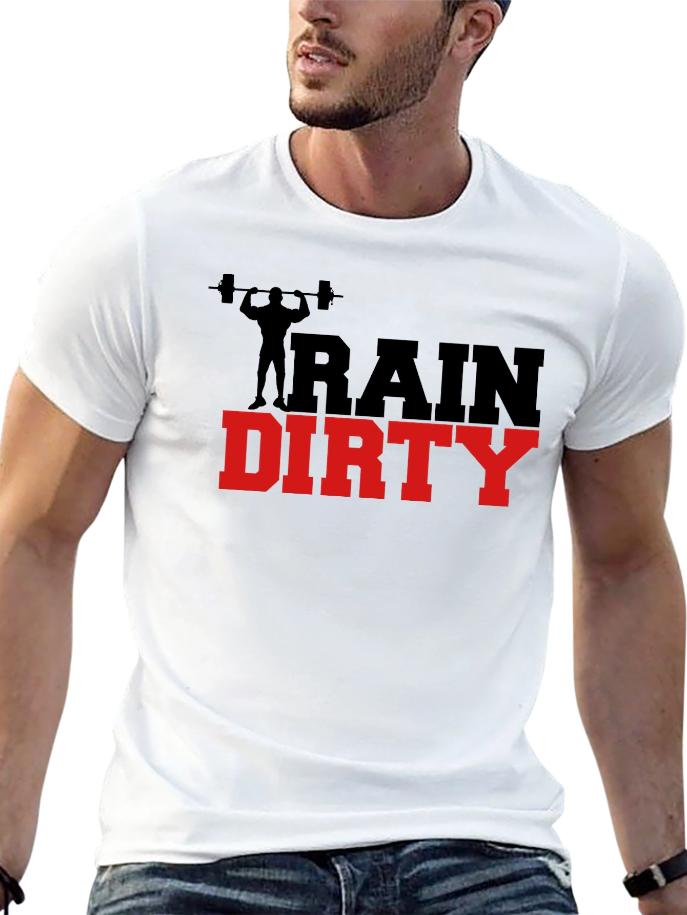 Train Dirty Graphic Tee - Fitness Apparel