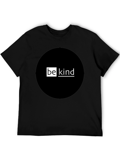 Be Kind Graphic T-Shirt - Black Crew Neck Tee