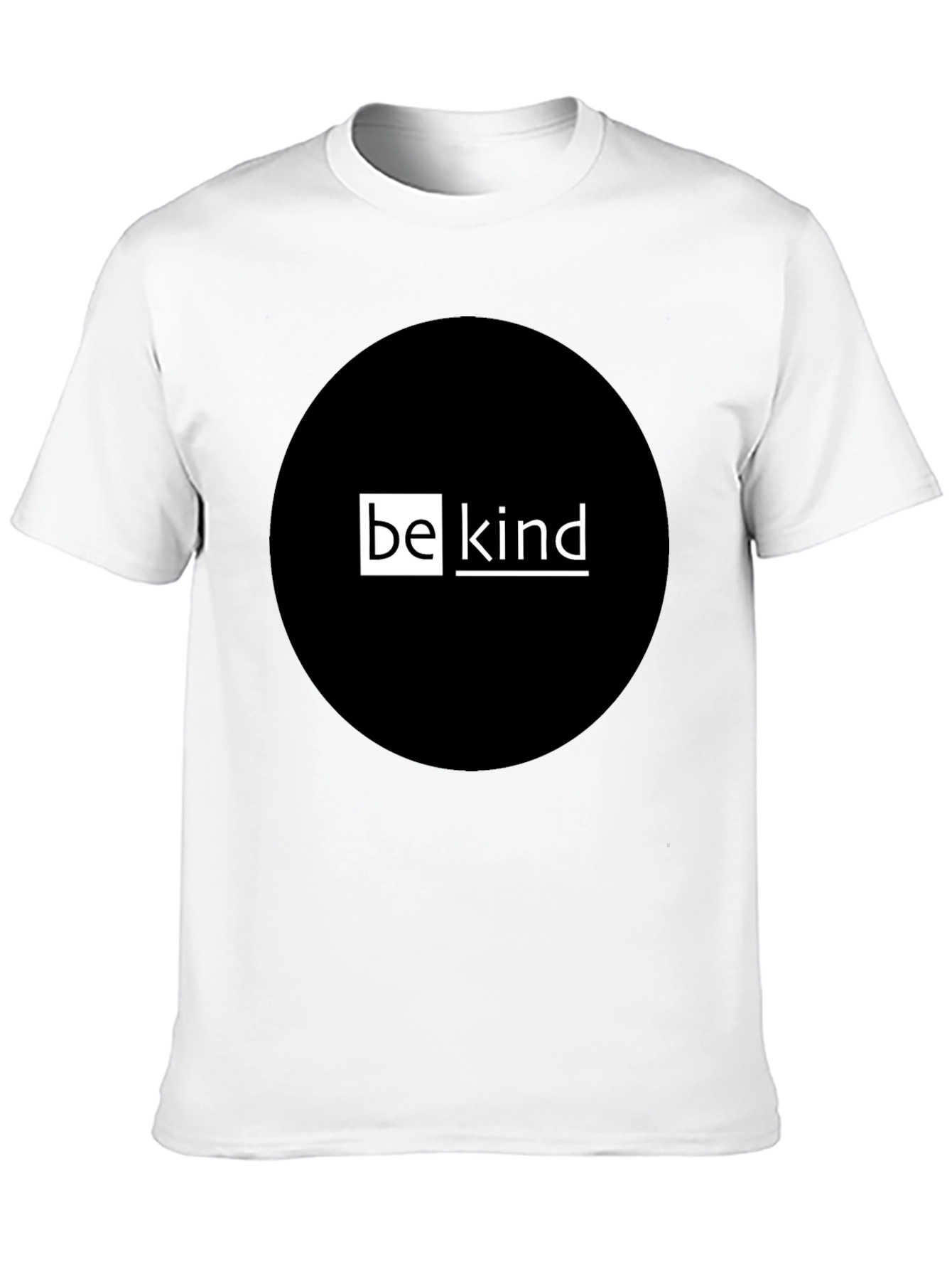 Be Kind Graphic T-Shirt - Black Crew Neck Tee