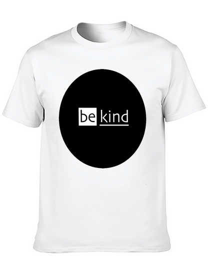 Be Kind Graphic T-Shirt - Black Crew Neck Tee