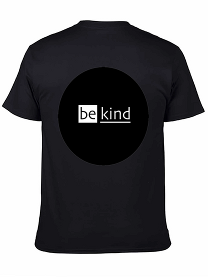 Be Kind Graphic T-Shirt - Black Crew Neck Tee