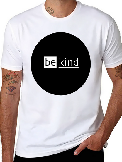 Be Kind Graphic T-Shirt - Black Crew Neck Tee