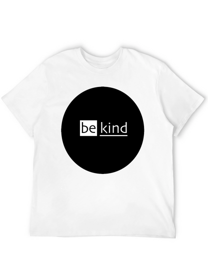 Be Kind Graphic T-Shirt - Black Crew Neck Tee