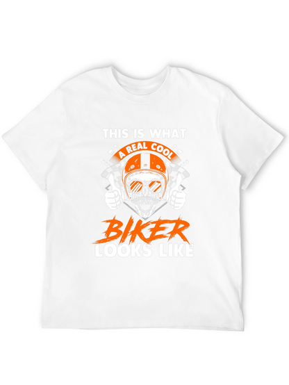Cool Biker Graphic T-Shirt