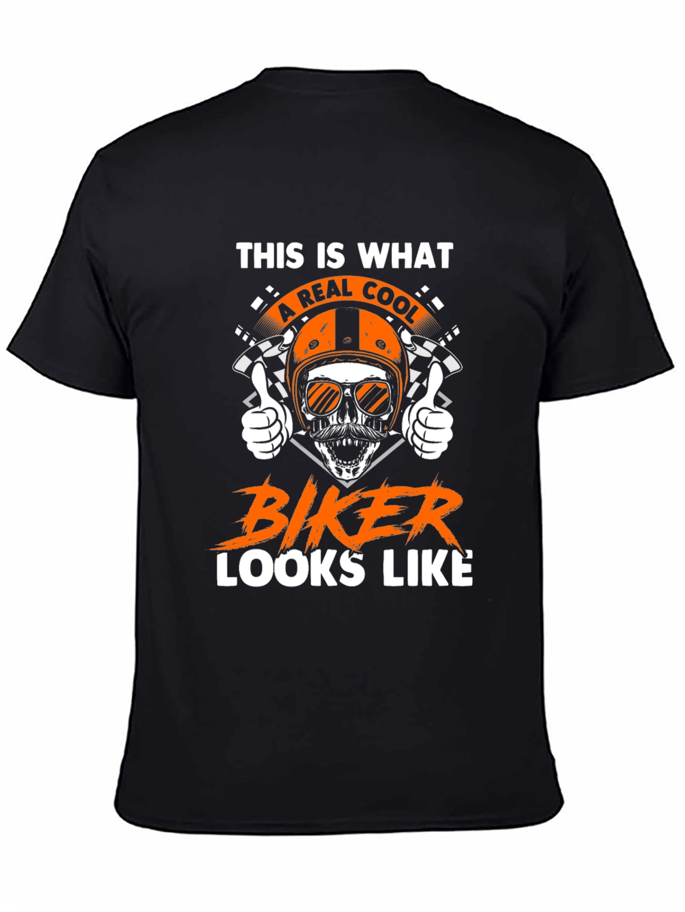Cool Biker Graphic T-Shirt