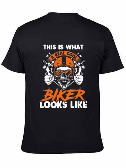 Cool Biker Graphic T-Shirt