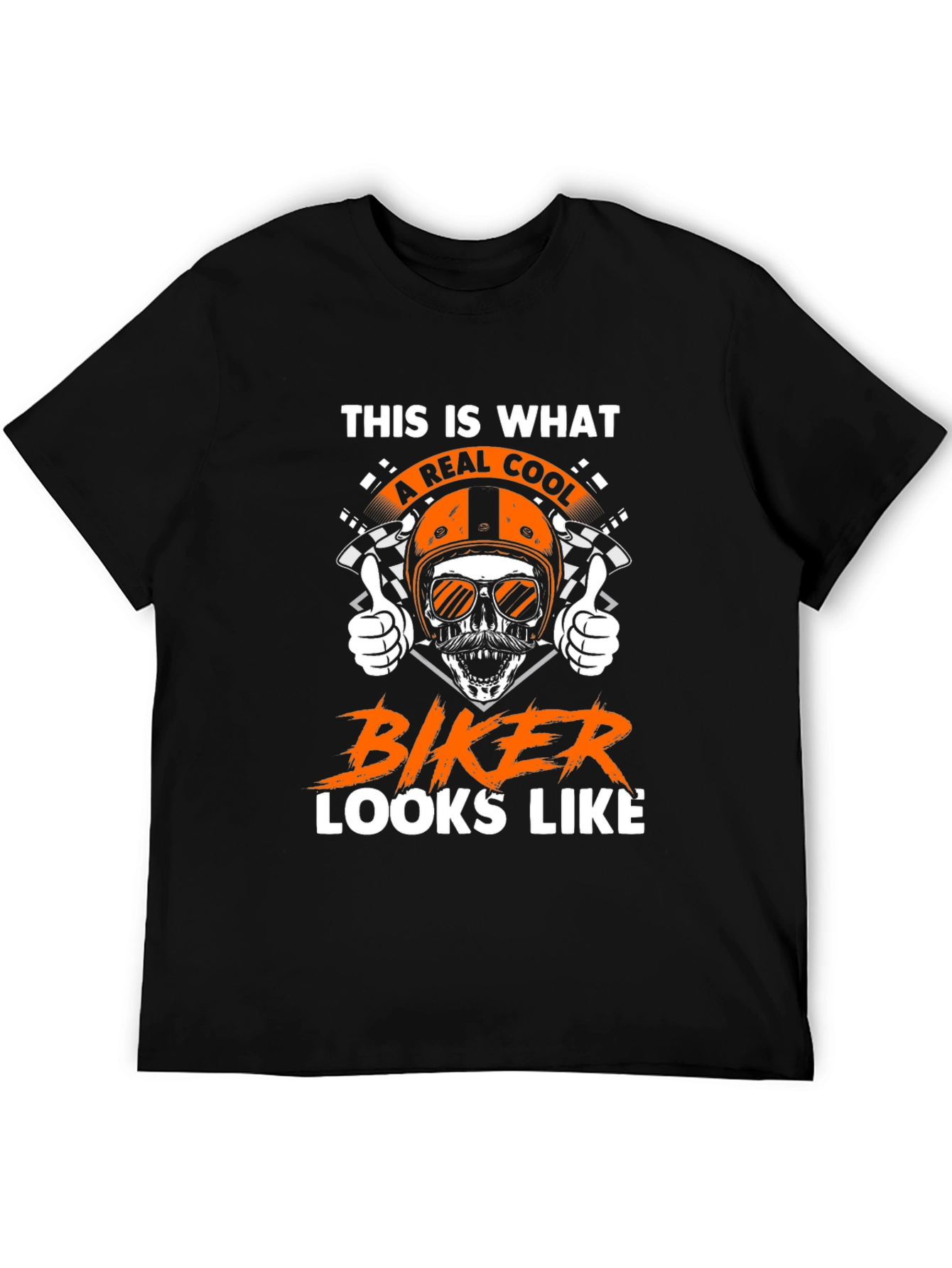Cool Biker Graphic T-Shirt