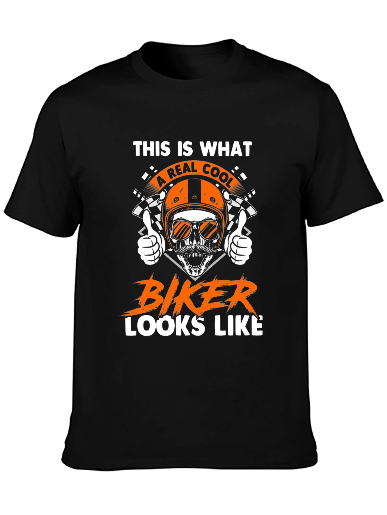 Cool Biker Graphic T-Shirt