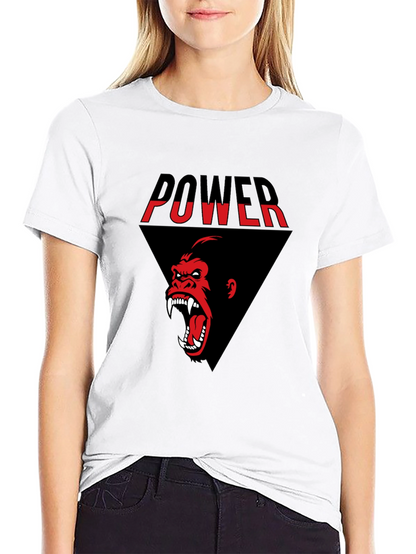 Power Gorilla Graphic Tee - Black T-Shirt