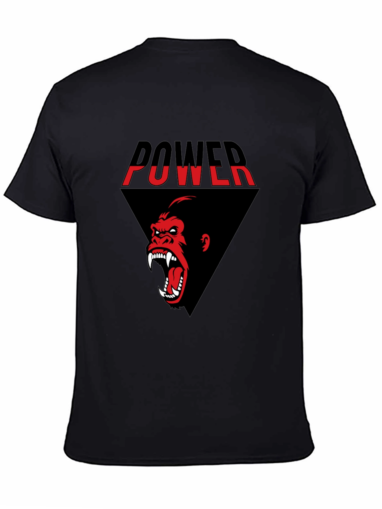 Power Gorilla Graphic Tee - Black T-Shirt