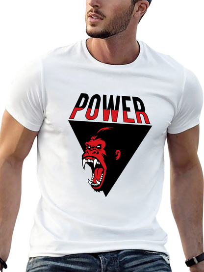 Power Gorilla Graphic Tee - Black T-Shirt