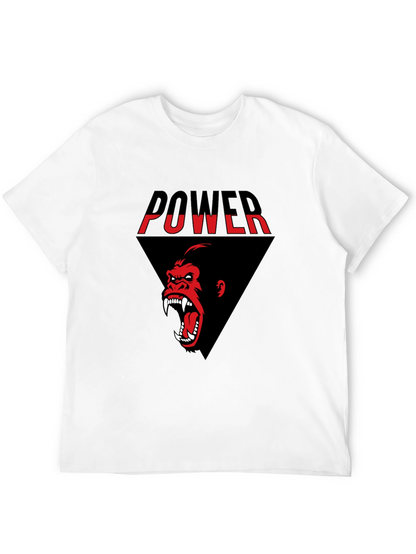 Power Gorilla Graphic Tee - Black T-Shirt