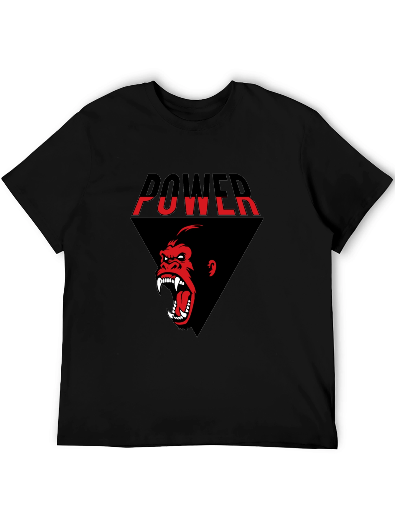 Power Gorilla Graphic Tee - Black T-Shirt