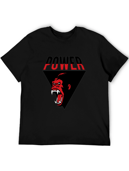 Power Gorilla Graphic Tee - Black T-Shirt