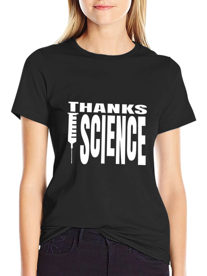Thanks Science Graphic T-Shirt - Black