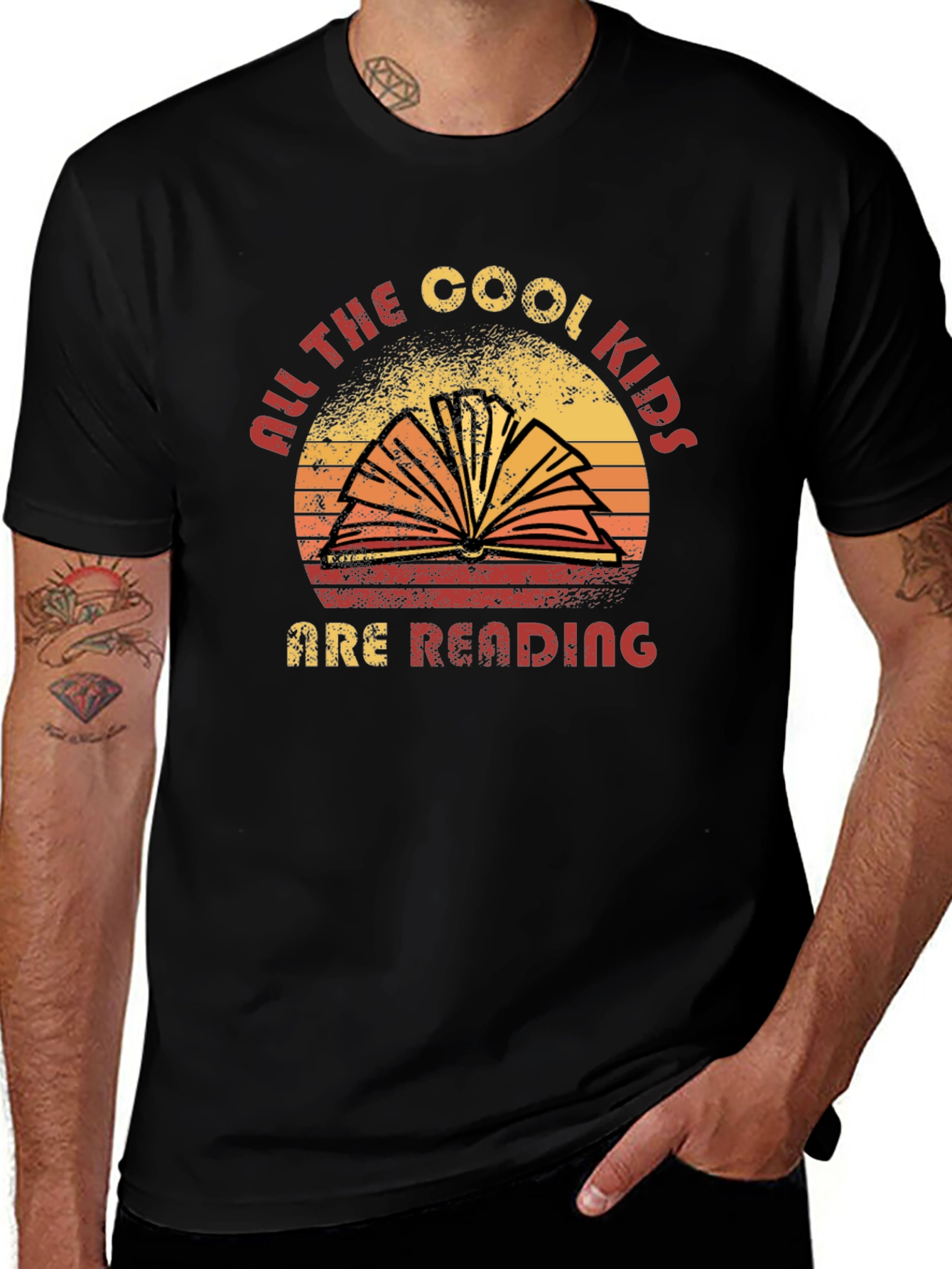 Cool Kids Reading Graphic T-Shirt