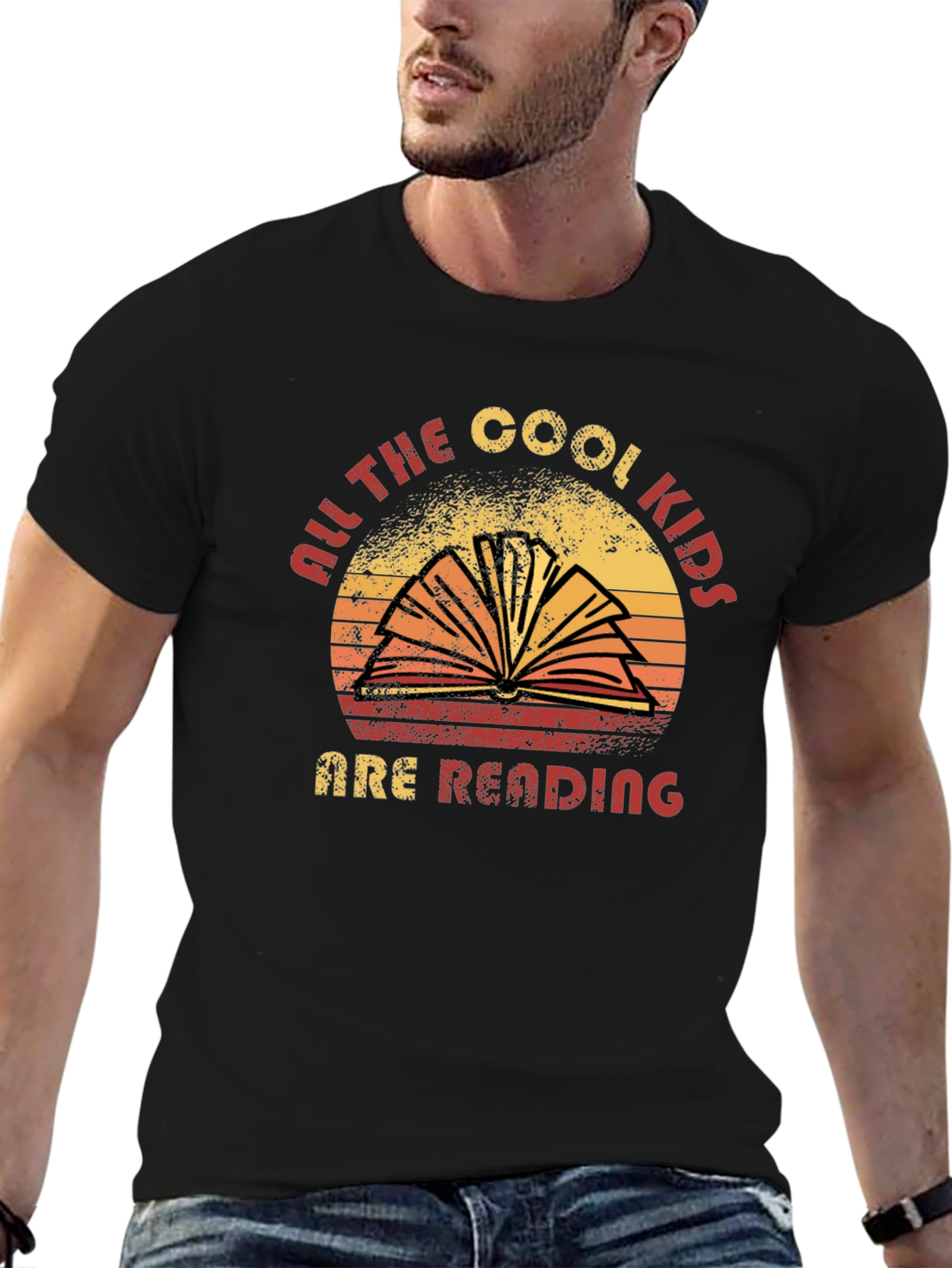 Cool Kids Reading Graphic T-Shirt