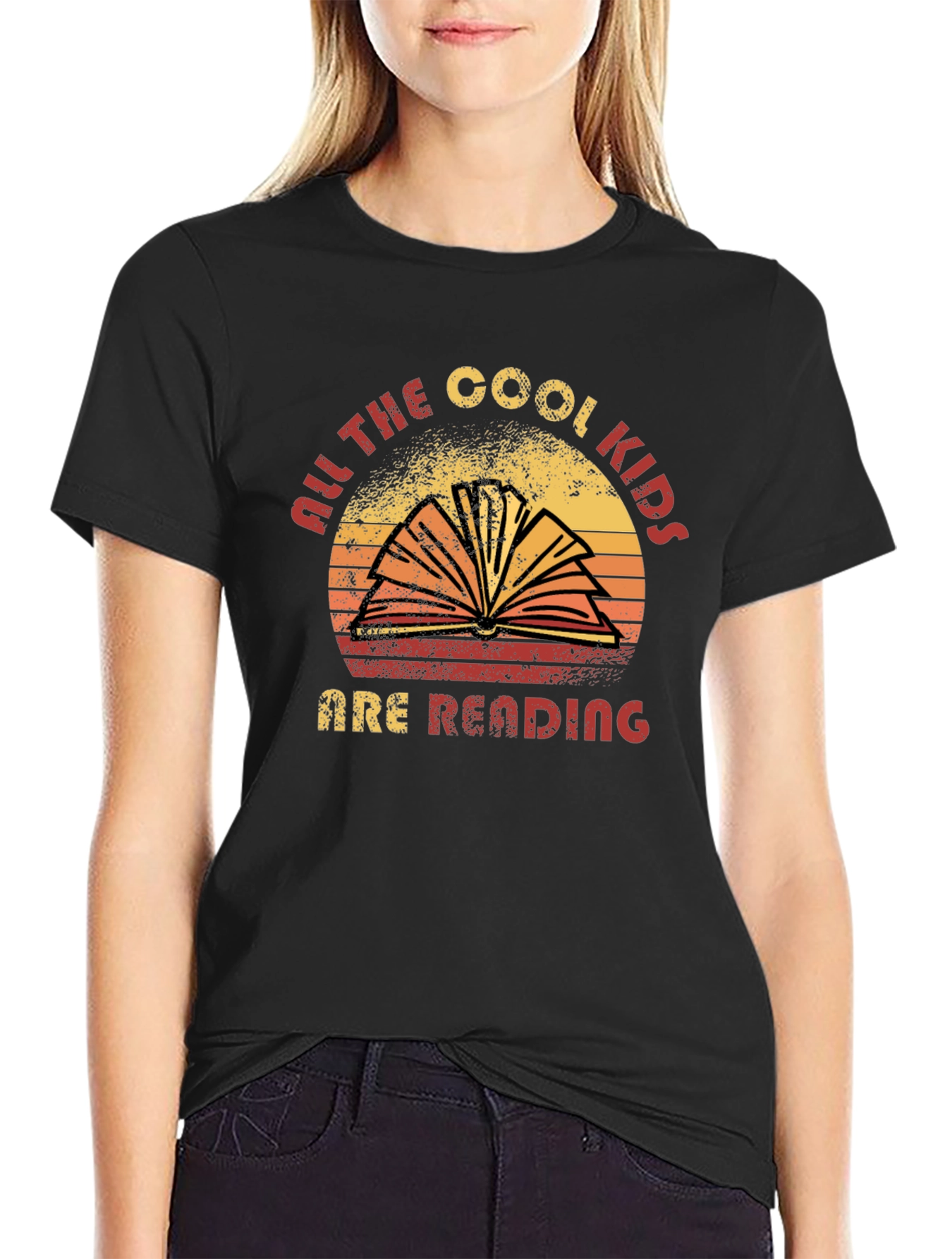 Cool Kids Reading Graphic T-Shirt