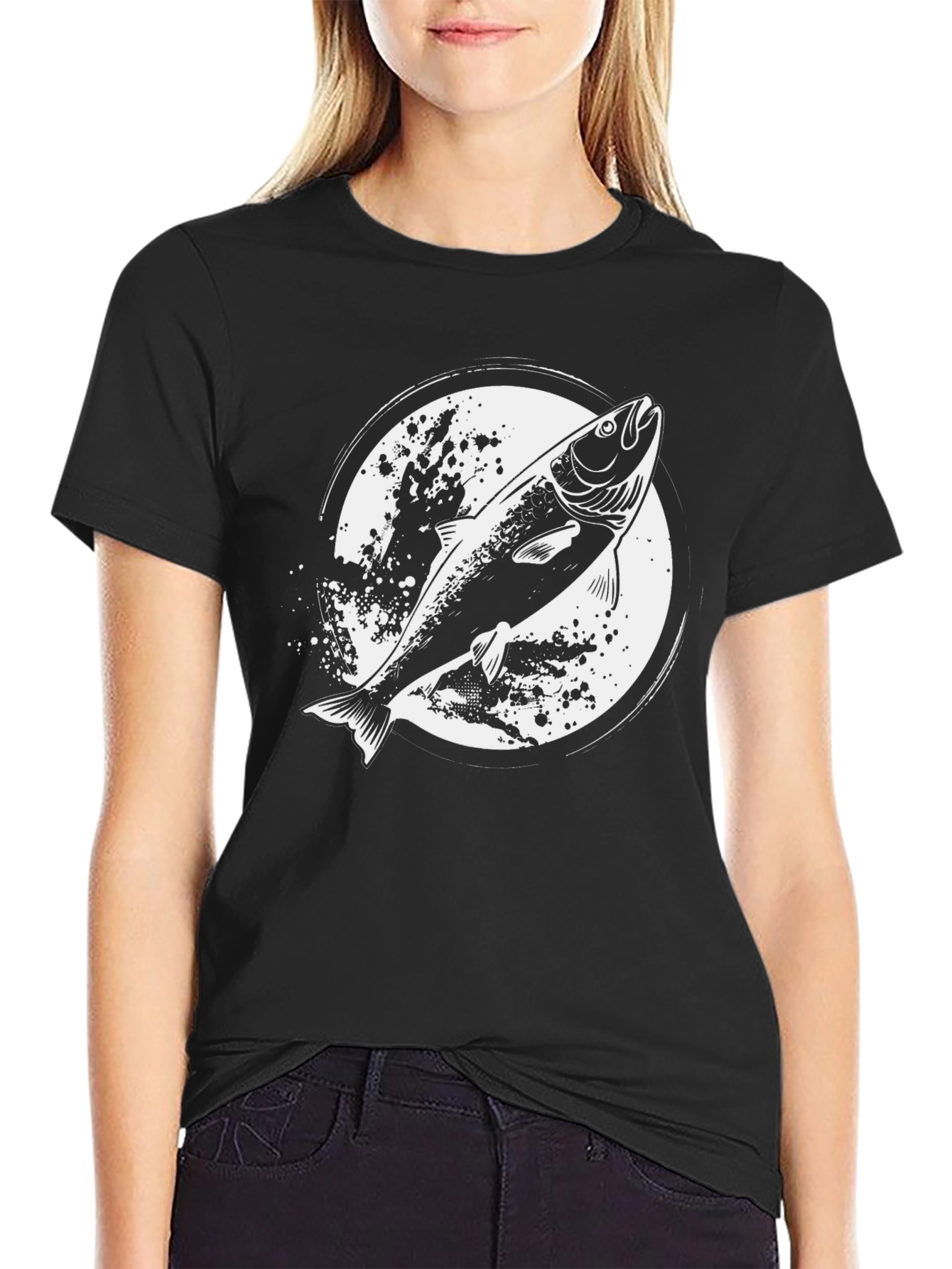 Fishing T-Shirt - Salmon Graphic Tee