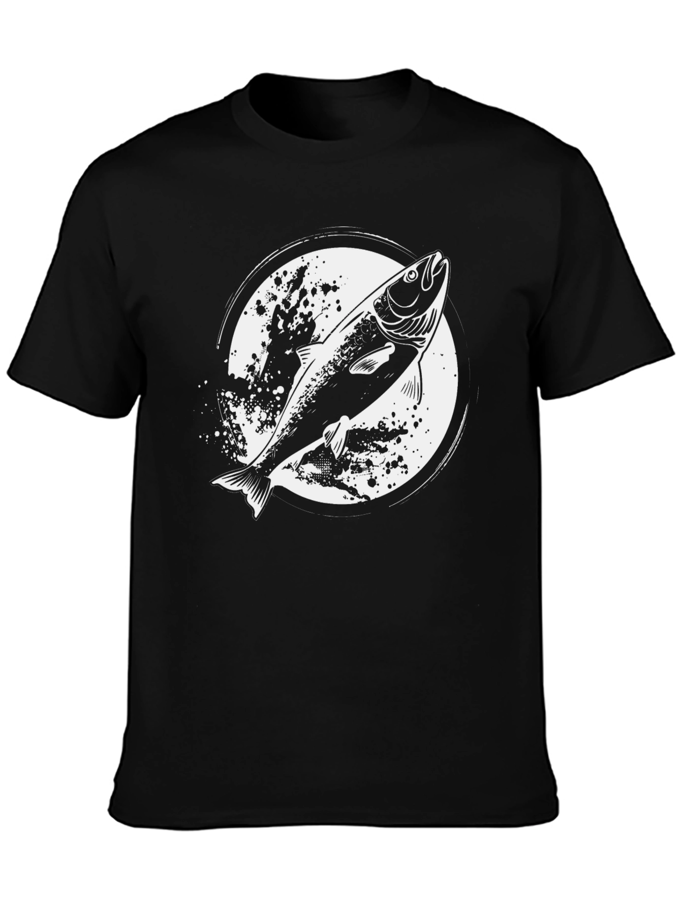 Fishing T-Shirt - Salmon Graphic Tee