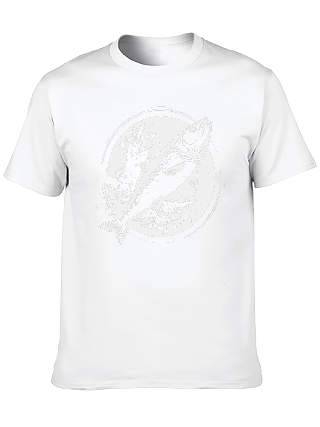 Fishing T-Shirt - Salmon Graphic Tee