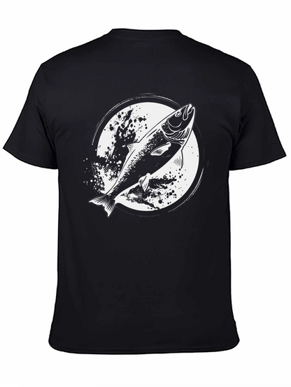 Fishing T-Shirt - Salmon Graphic Tee