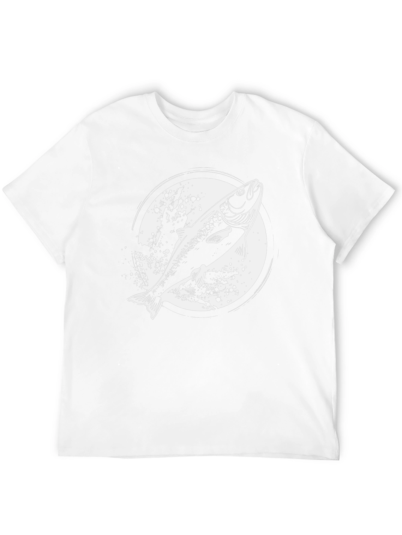Fishing T-Shirt - Salmon Graphic Tee