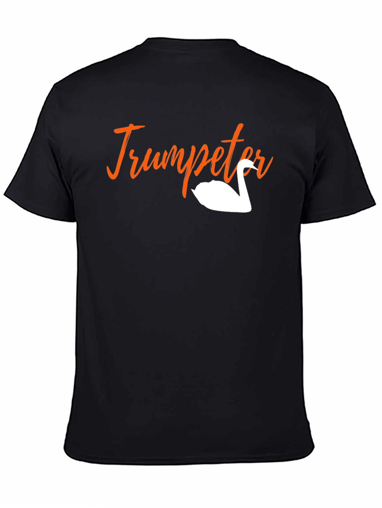 Trumpeter Swan Graphic Tee - Black Unisex T-Shirt