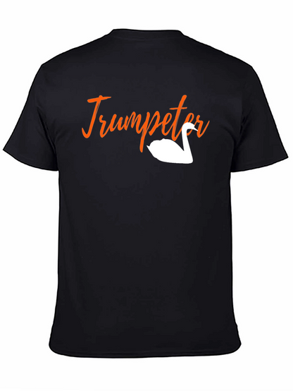 Trumpeter Swan Graphic Tee - Black Unisex T-Shirt