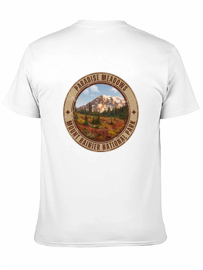 Paradise Meadows Mount Rainier T-Shirt
