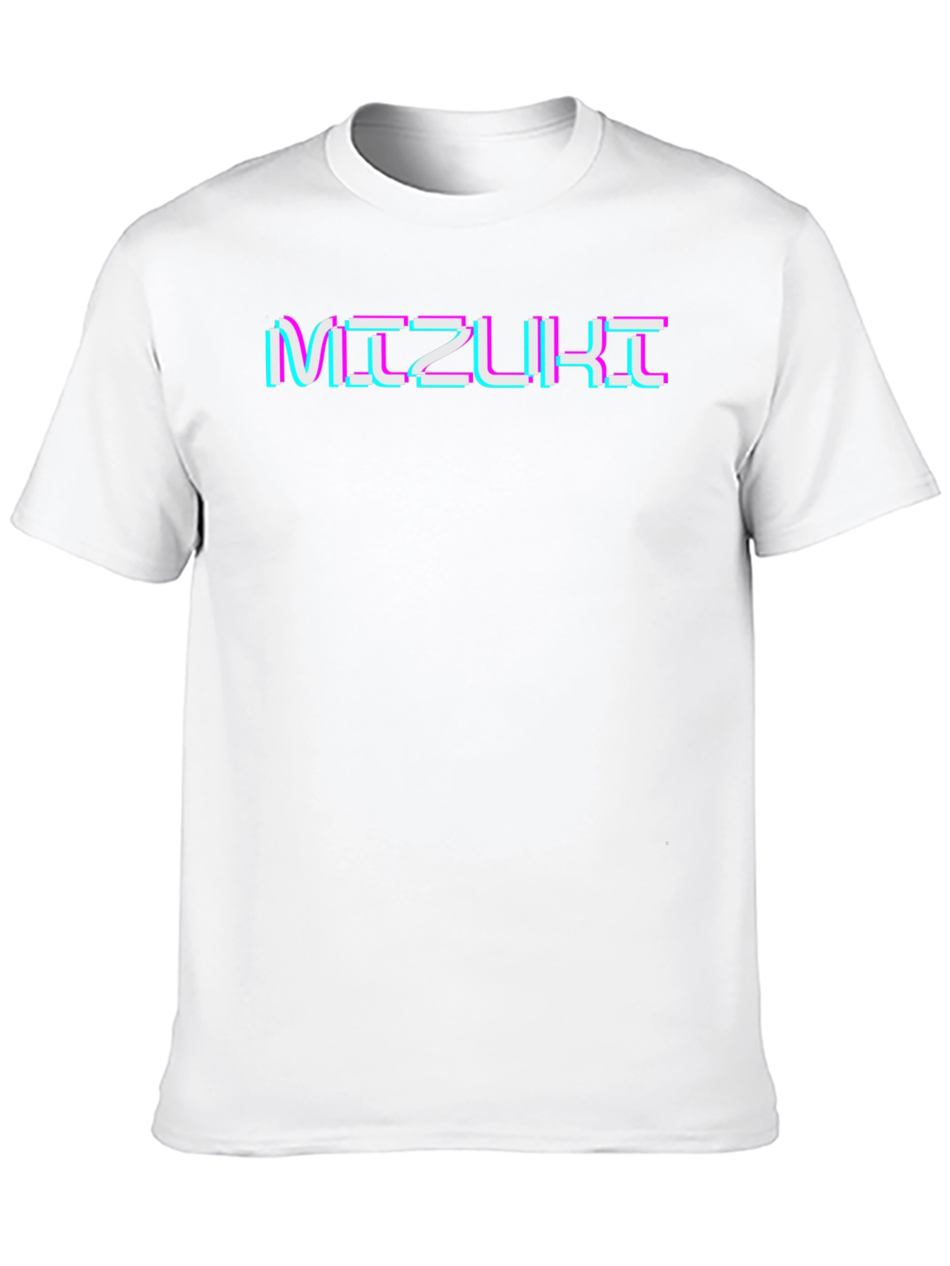 Mizuki Glitch Text Graphic Tee - Black Unisex