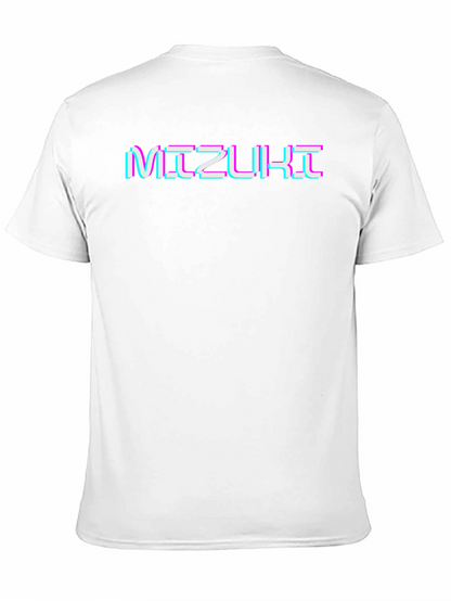 Mizuki Glitch Text Graphic Tee - Black Unisex