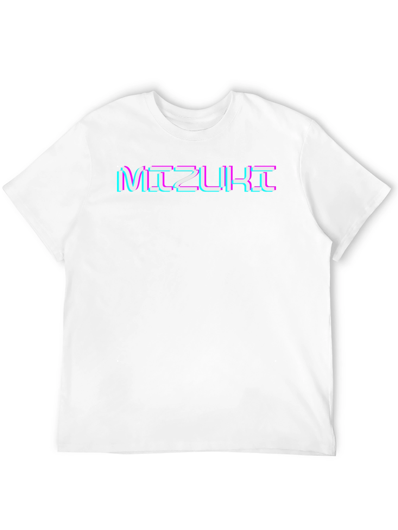 Mizuki Glitch Text Graphic Tee - Black Unisex