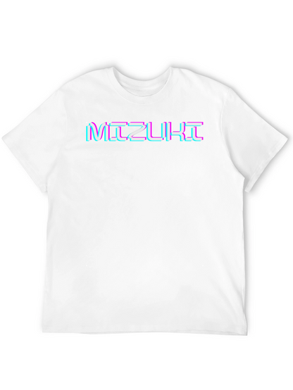Mizuki Glitch Text Graphic Tee - Black Unisex