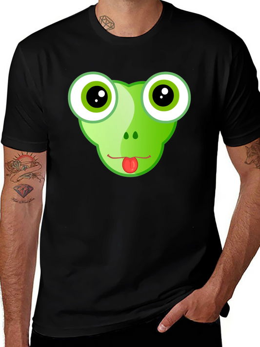 Frog Face Graphic T-Shirt - Funny & Stylish