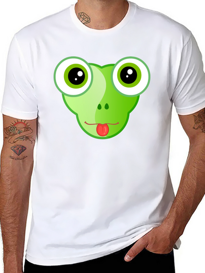 Frog Face Graphic T-Shirt - Funny & Stylish
