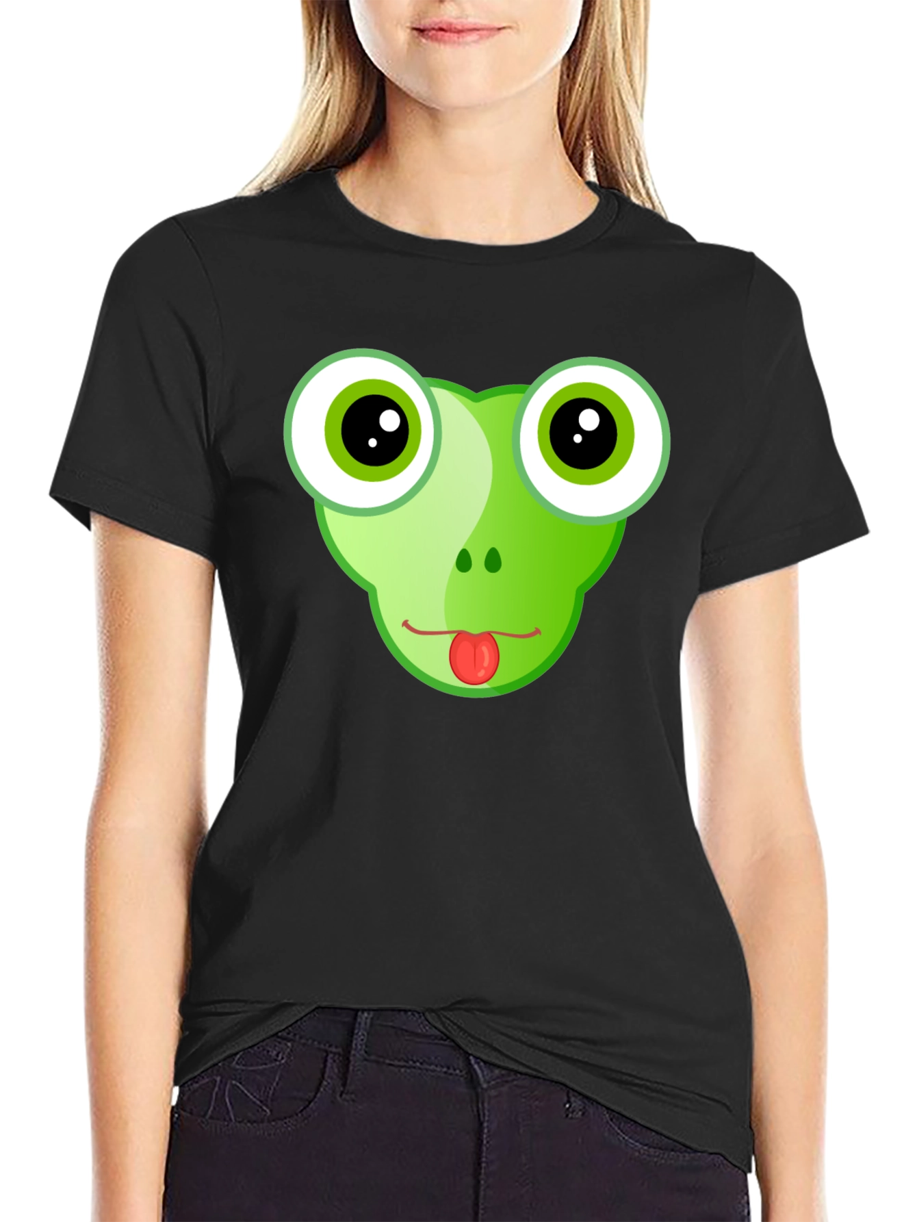 Frog Face Graphic T-Shirt - Funny & Stylish
