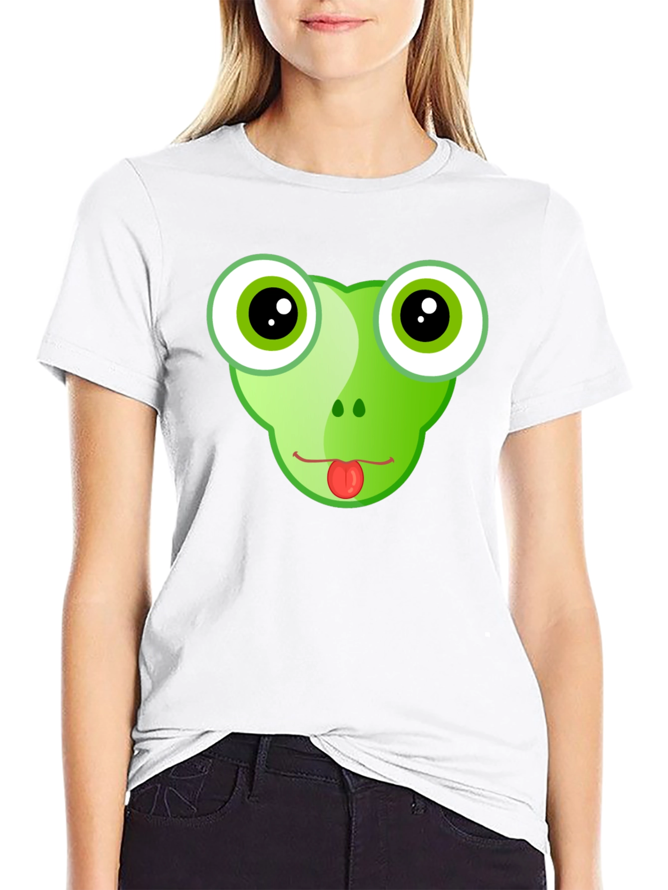 Frog Face Graphic T-Shirt - Funny & Stylish