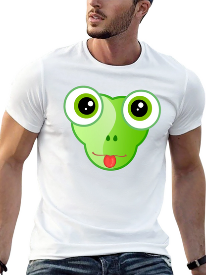 Frog Face Graphic T-Shirt - Funny & Stylish