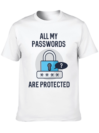 Funny Password Protected Graphic T-Shirt