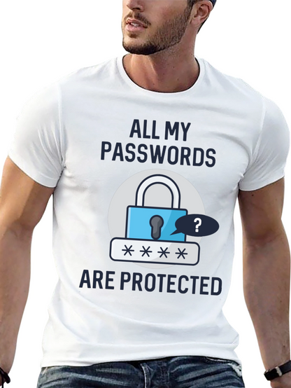 Funny Password Protected Graphic T-Shirt