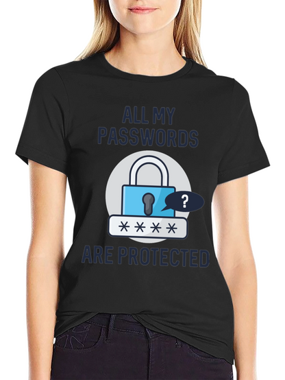 Funny Password Protected Graphic T-Shirt